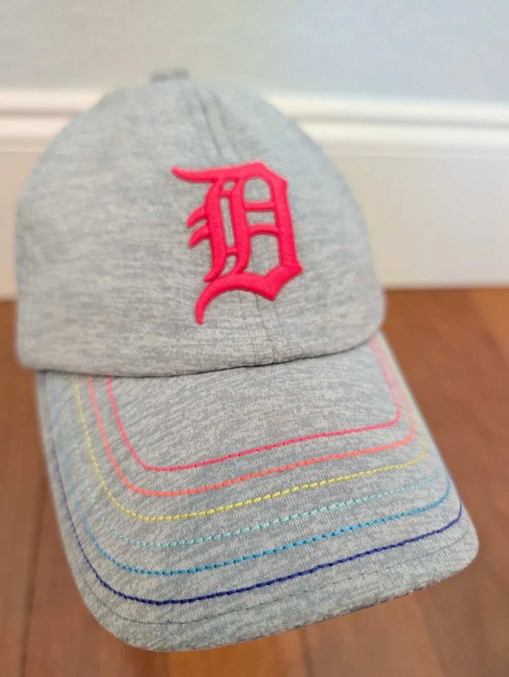 Girls Rainbow Detroit Tigers Under Armour Threadborne Baseball Cap